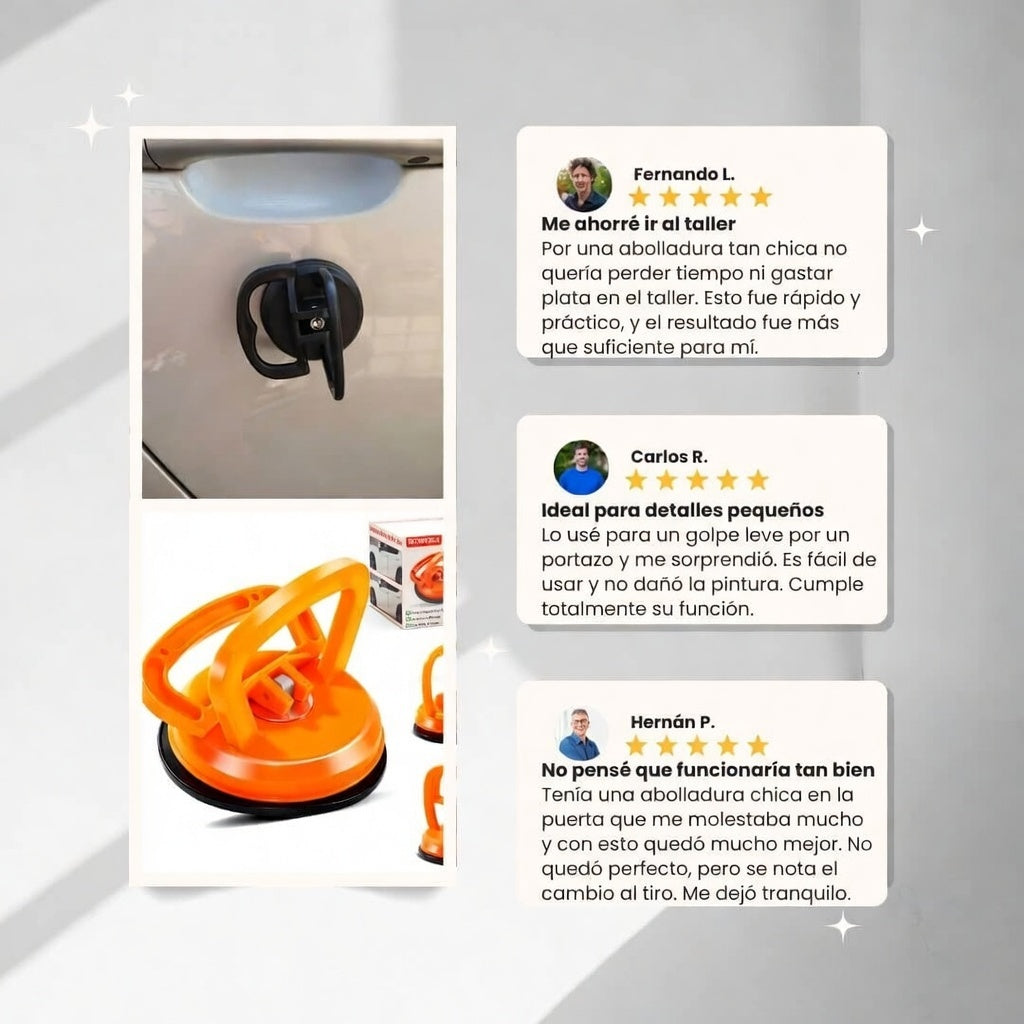 Extractor de Abolladuras para Auto - Elimina Abolladuras de Manera Fácil y Rápida