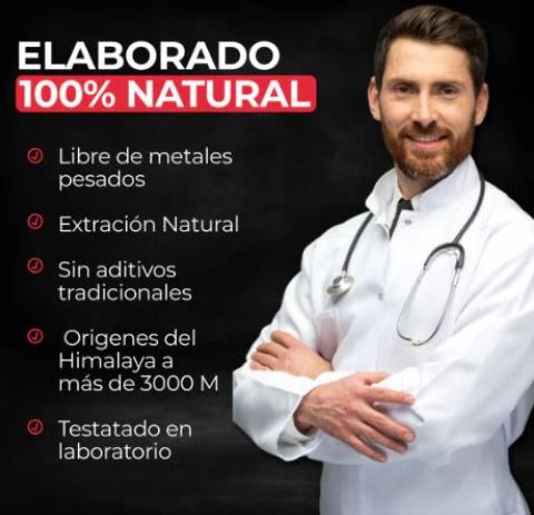 SHILAJIT DEL HIMALAYA - TOMA EL CONTROL DE UNA VIDA SANA Y EQUILIBRADA