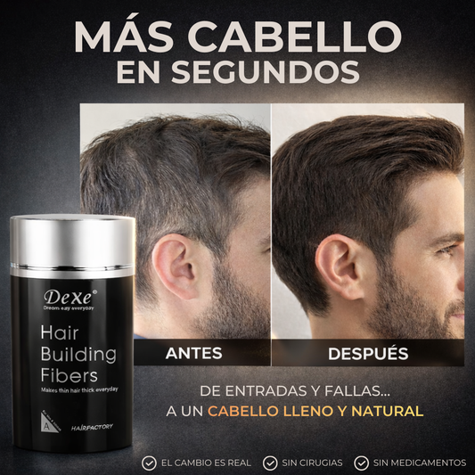 FIBRAS CAPILARES PARA LA CALVICIE DEXE®