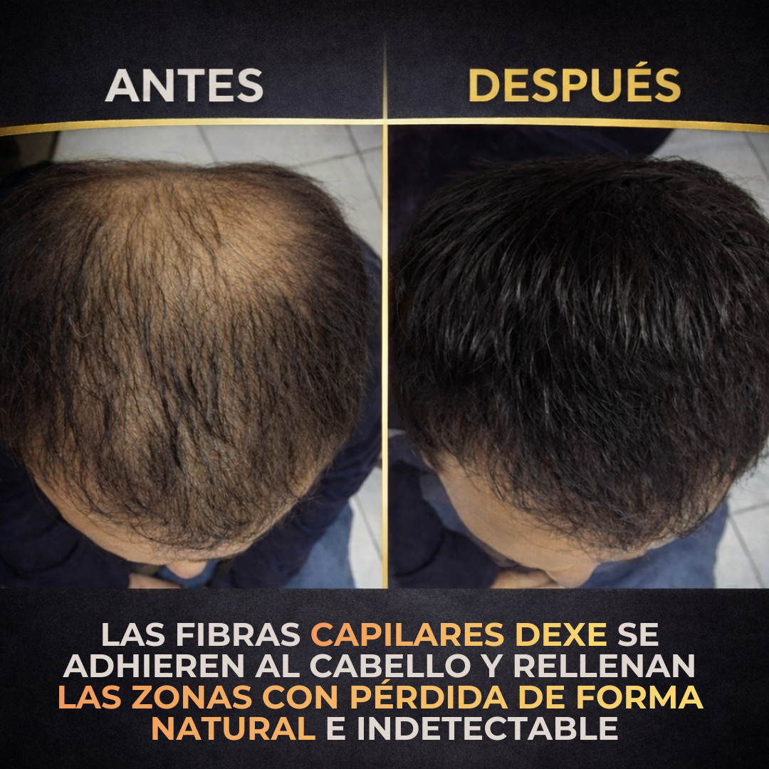 FIBRAS CAPILARES PARA LA CALVICIE DEXE®