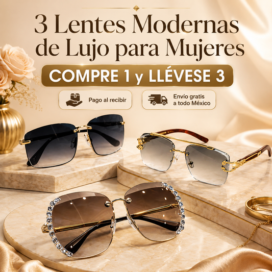 3 Lentes Modernas de Lujo para Mujeres