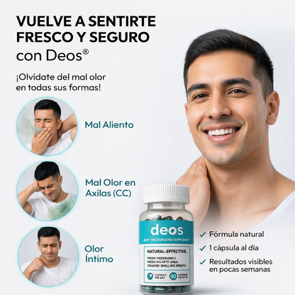 Deos – Elimina el Mal Olor desde Adentro | Paga 1 Llévate 2