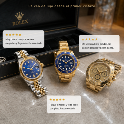 3 Relojes de Lujo – COMPRA 1 Y LLÉVATE 3 | Últimas Unidades