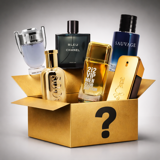 CAJA MISTERIOSA DE PERFUMES - Paga 1 y recibe 3 Perfumes Premium