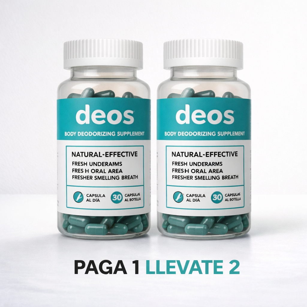 Deos – Elimina el Mal Olor desde Adentro | Paga 1 Llévate 2