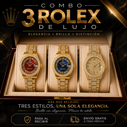 3 Relojes de Lujo – COMPRA 1 Y LLÉVATE 3