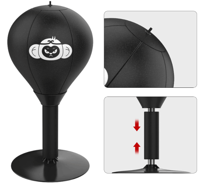 PERA DE BOXEO PARA GOLPES AJUSTABLE A TODAS LAS SUPERFICIES