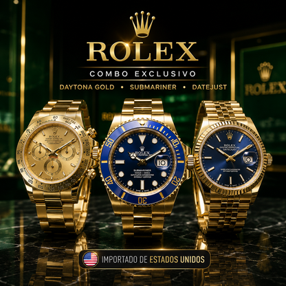 3 Relojes de Lujo – COMPRA 1 Y LLÉVATE 3 | Últimas Unidades
