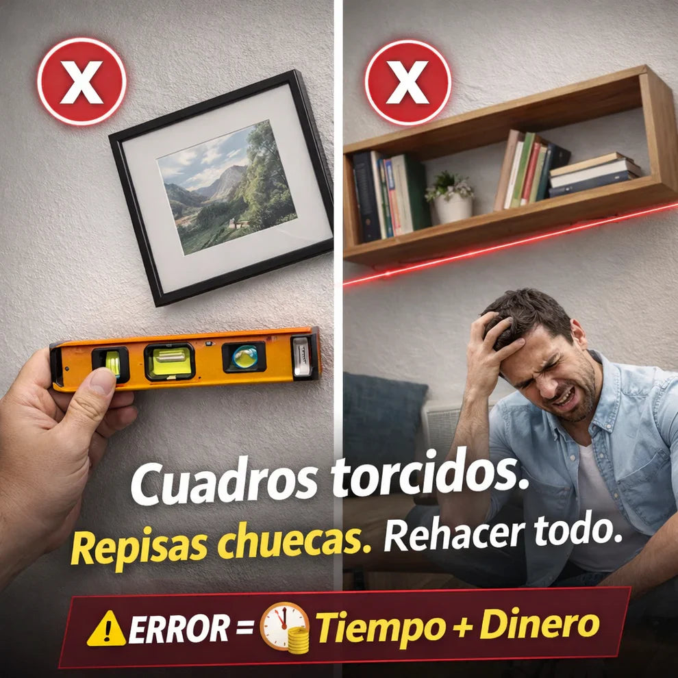 NivelPro Pro 5™ | Nivel Láser Profesional 2.5m