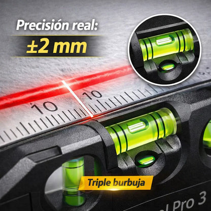 NivelPro Pro 5™ | Nivel Láser Profesional 2.5m