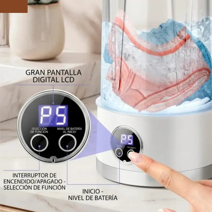 LavaMini Pro™ — La mini lavadora que simplifica tu día