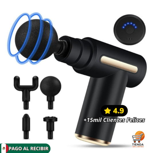 PISTOLA MASAJEADORA PRO - ALIVIO Y RECUPERACIÓN MUSCULAR