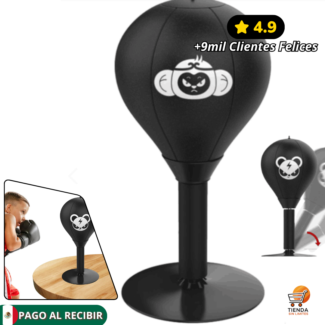 PERA DE BOXEO PARA GOLPES AJUSTABLE A TODAS LAS SUPERFICIES