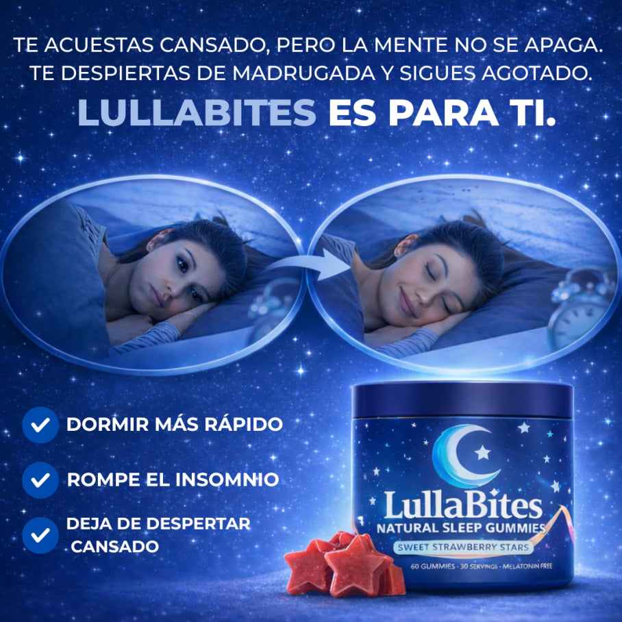 LULLABITES® GOMITAS NATURALES PARA DORMIR