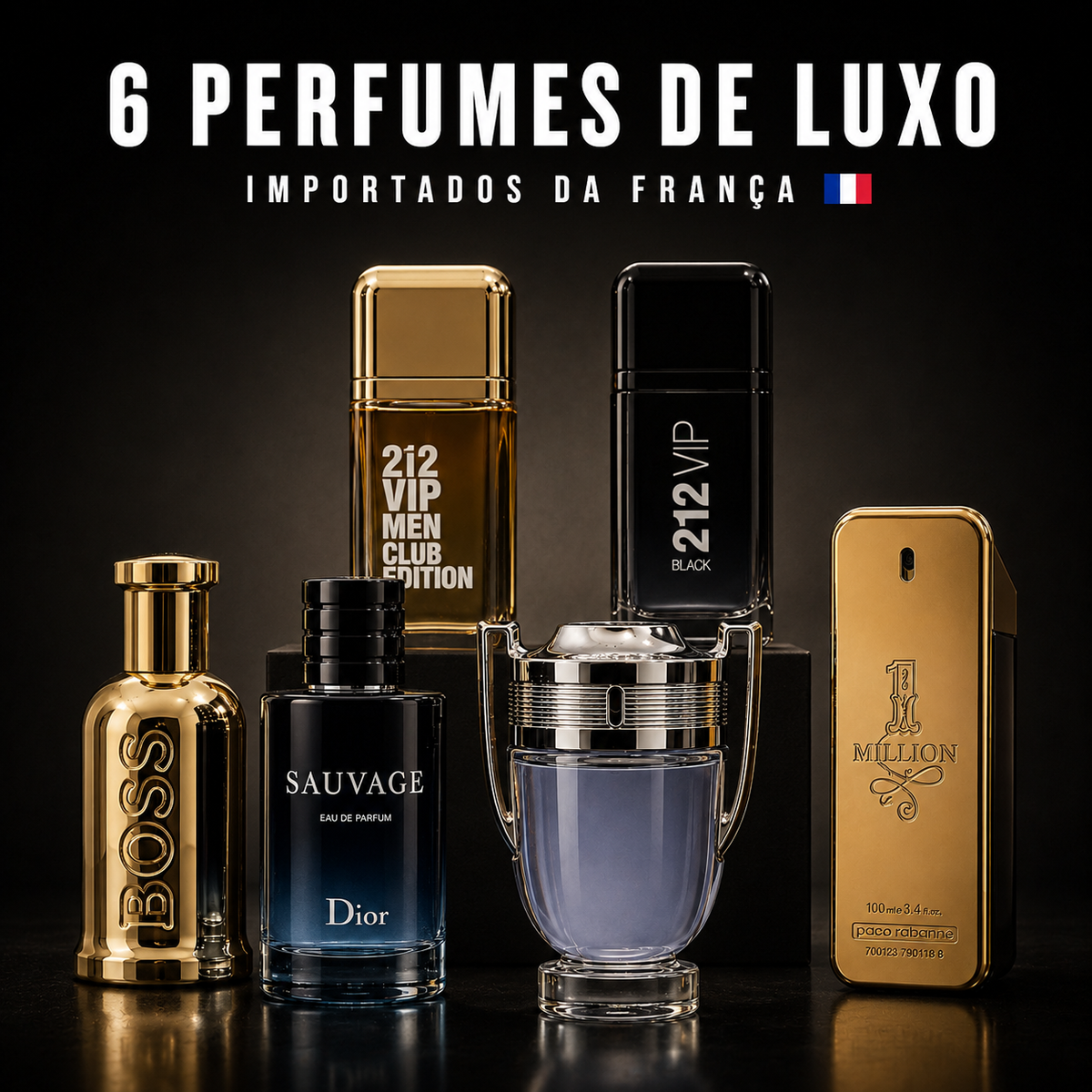 Coleção Francesa de Luxo – 6 Perfumes