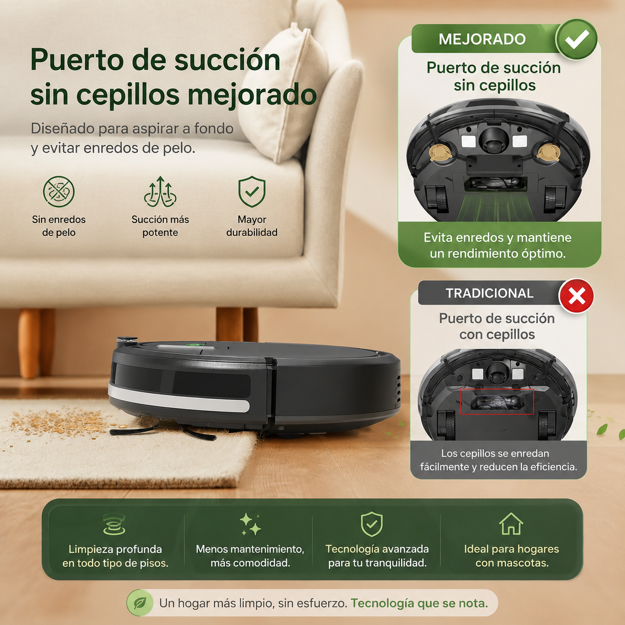 COMBO LIMPIEZA TOTAL | Robot Aspirador + Aspiradora Portátil