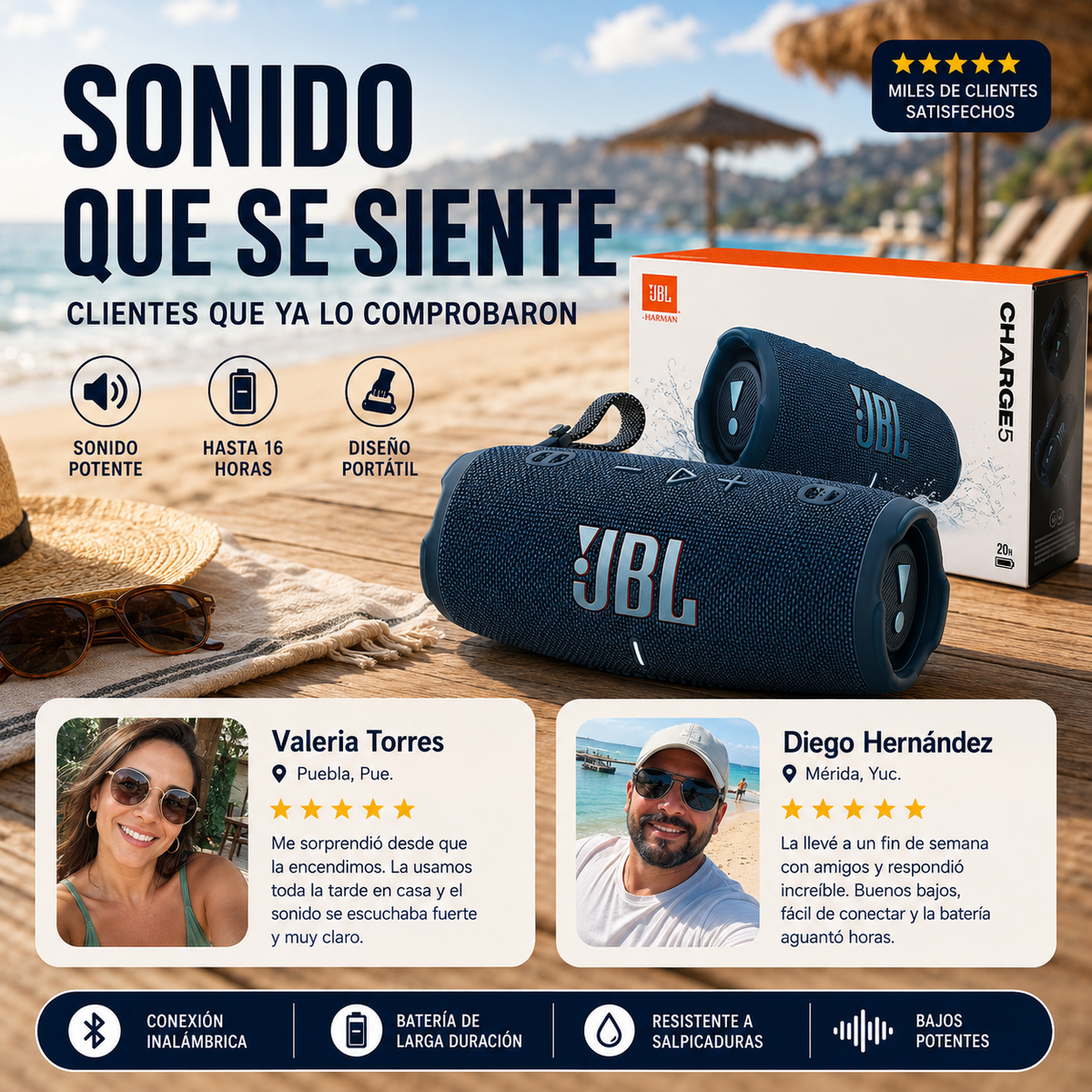 JBL CHARGE 5 -