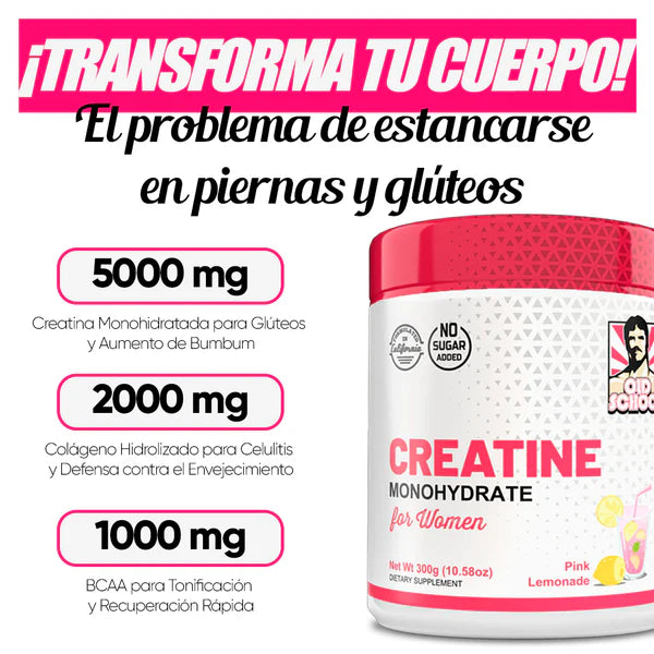 CREATINA PARA MUJERES CON COLAGENO Y AMINOACIDOS